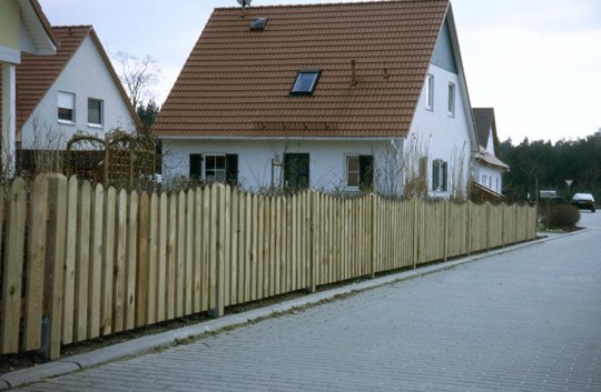 Friesenzaun Holz Tiefbogen